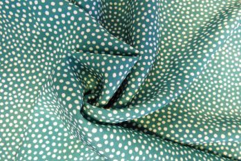 Lady McElroy Dotty About Dots - Fern Green Cotton Marlie-Care Lawn
