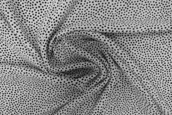 Lady McElroy Dotty About Dots - White - Cyril Crepe - Remnant - 2.4m