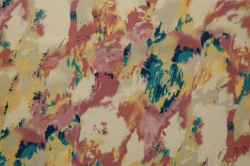 Lady McElroy - Dreamscape Pastel - Pink - Viscose Challis Lawn