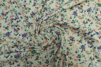 Lady McElroy Fashionista Blooms - Cotton Marlie Lawn - Remnant - 3m