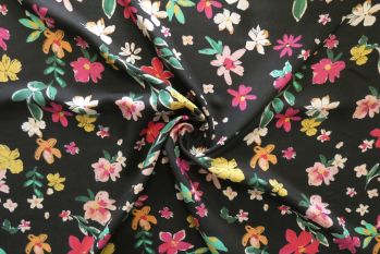 Lady McElroy Fleur De Nimes - Viscose Challis Lawn - Remnant - 2m
