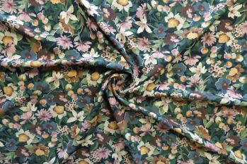 Lady McElroy Floral Album - Cool-Touch Crepe - Remnant - 2.3m