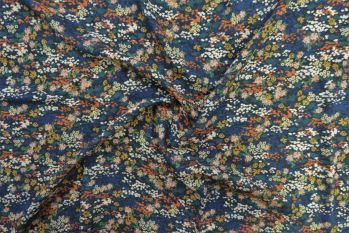 Lady McElroy Floral River - Viscose Challis Lawn - Remnant - 3m