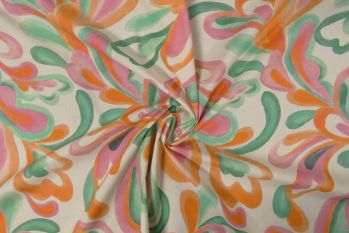 Lady McElroy Floral Splash - Marlie-Care Lawn - Remnant - 2m