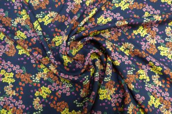 Lady McElroy Flourishing Fruits - Viscose Challis Lawn - Remnant - 3m