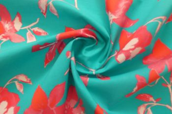 Lady McElroy - The Painter's Palette Collection - Petal - Aqua - Cotton Pure Lawn