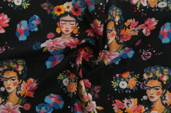 Lady McElroy - Feminine Muse - Black - Cotton Pure Lawn