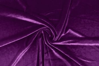 Lady McElroy Glass Velour - Aubergine