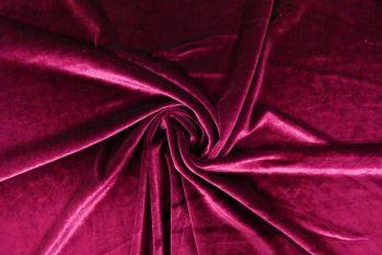 Lady McElroy Glass Velour - Burgundy