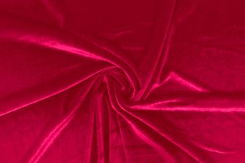 Lady McElroy Glass Velour - Crimson
