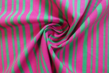 Lady McElroy - Berry Linear Stripe - Cotton Pure Lawn