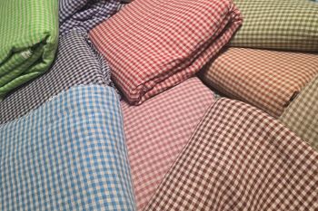 Lady McElroy Homestead Gingham - Laundered Pure Linen Collection