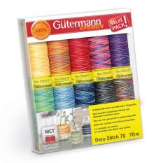 Gutermann Deco Stitch Thread set 70m x 12 reels