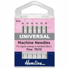 Hemline Universal Machine Needles - Fine - 70/10