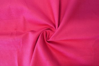 Lady McElroy Halifax - Oeko-Tex Sustainable 8 Wale Premium Corduroy - Cerise - Remnant - 1m