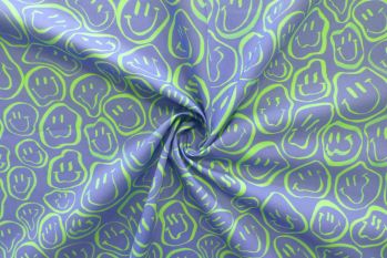Lady McElroy Happy Daze - Lilac - Marlie-Care Lawn - Remnant - 3m