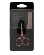 2.5" Hemline Rose Gold Embroidery Scissors