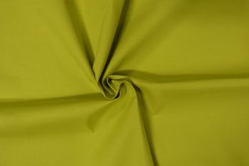 Lady McElroy Hendricks - Coated Cotton Showerproof Plains - Lime - Remnant - 1.7m