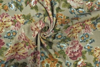 Lady McElroy Hidden Damask - Linen Chambray