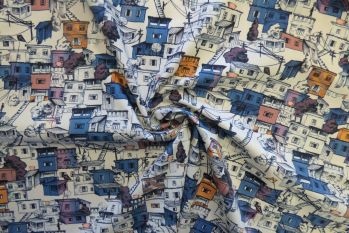 Lady McElroy Hut City - Blue - Remnant - 3m