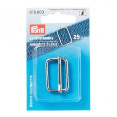 Prym Adjusting Buckle, Metal, Silver, 25 mm