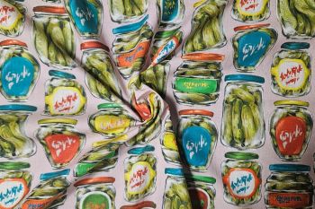 Lady McElroy The Mini Pickles - Blush - Cotton Marlie-Care Lawn - Remnant - 2m