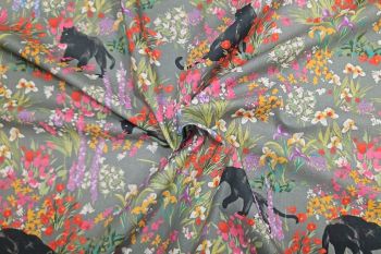 Lady McElroy Wildflower Ambush - Cotton Marlie-Care Lawn - Remnant - 2m