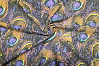 Lady McElroy Jewelled Feathers - Purple - Chloe Chambray