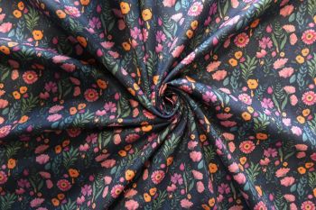 Lady McElroy Isla - Autumn - Cotton Louise Lawn - Remnant - 2m