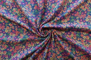 Exclusive Lady McElroy Jewel Floral - Rickardi Lawn - Remnant - 1.5m