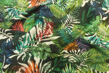 Lady McElroy Jungle Tropics - Viscose Challis Lawn - Remnant - 3m