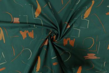 Exclusive Lady McElroy Juniper Green - Cotton Marlie-Care Lawn - Remnant - 1.5m