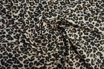 Lady McElroy Kingdom of the Cat - Viscose Challis Lawn - Remnant - 2.9m