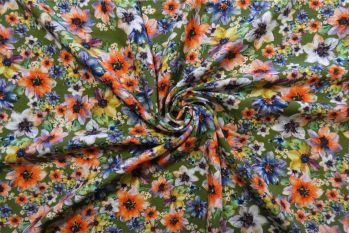 Lady McElroy Kinsale Floral - Viscose Challis Lawn