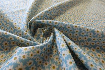 Lady McElroy Lille Daisy - Blue - Remnant - 3m