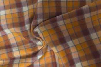 Lady McElroy - New Plymouth - Cotton Brushed Check - 'Jubilee Collection'