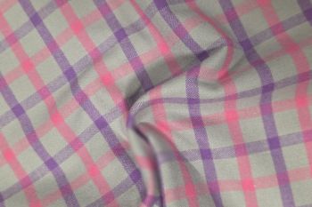 Lady McElroy - Levin - Cotton Brushed Check - 'Jubilee Collection'