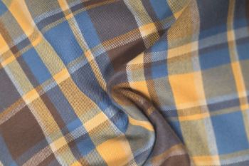 Lady McElroy - Hawera - Cotton Brushed Check - 'Jubilee Collection'