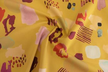 Lady McElroy Lola - Spun Gold Marlie-Care Lawn - Remnant - 3m