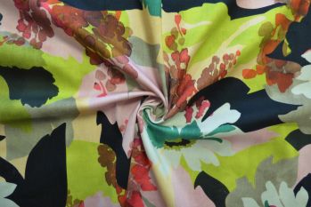 Lady McElroy Lulu Missona - Stretch Cotton Candess Drill - Remnant - 3m