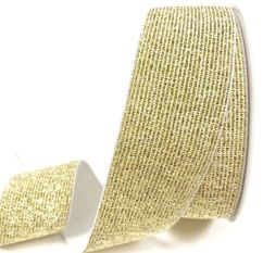 Metallic Gold 40mm Elastic