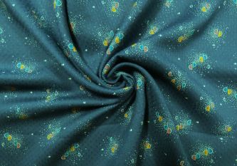 Lady McElroy Misty Elements - Petrol - Remnant - 2.5m