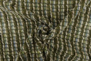 Lady McElroy Chunky Bouclé Stripe - Olive