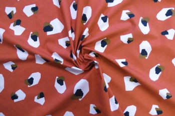 Lady McElroy Moon Gemstones - Terracotta Marlie-Care Lawn - Remnant - 1.1m