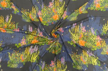 Lady McElroy Moonlight Sonata - Viscose Challis Lawn Remnants-3m