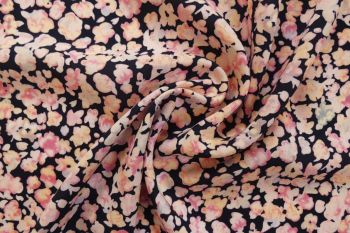 Lady McElroy - Swarm of Petals - Viscose Challis Lawn - Remnant - 3m