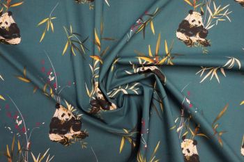 Lady McElroy Panda Retreat - Cotton Marlie-Care Lawn