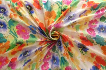 Lady McElroy Pansy Blurr - Nicole Voile Lawn