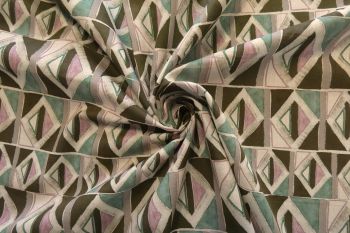 Lady McElroy Pastel Diamonds - Mabelle Lawn - Remnant - 2m