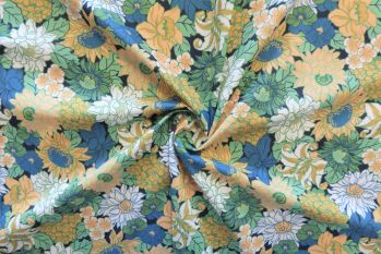 Lady McElroy Perla Bouquet - Green - Marlie-Care Lawn - Remnant - 2m